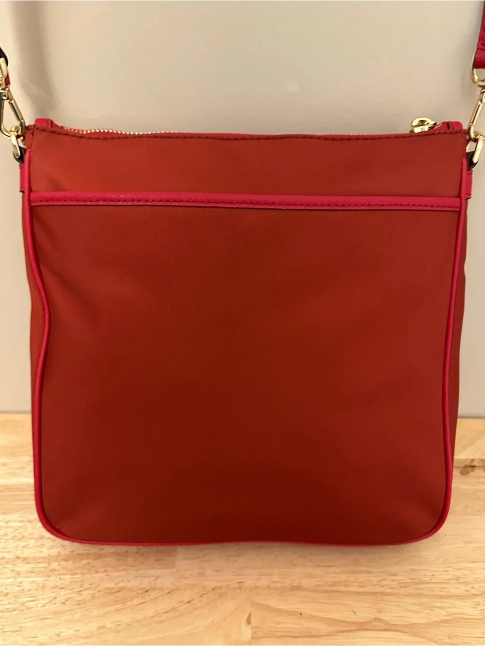 Michael Kors Two-Tone Red and Pink Crossbody Bag